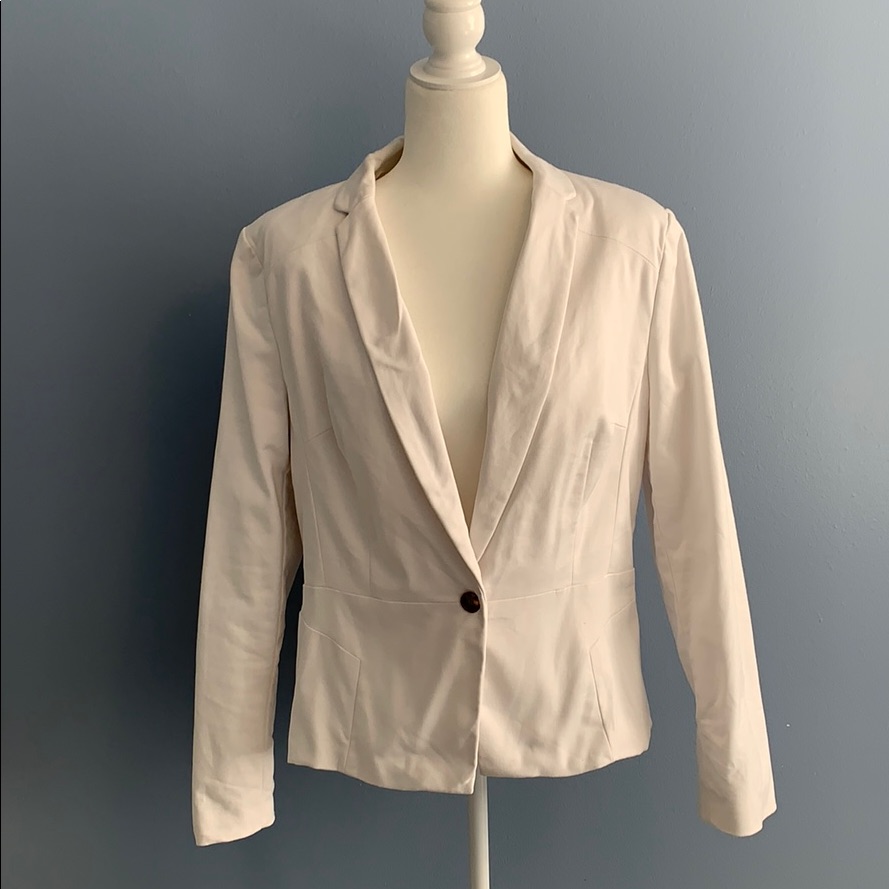 Sharp White Blazer